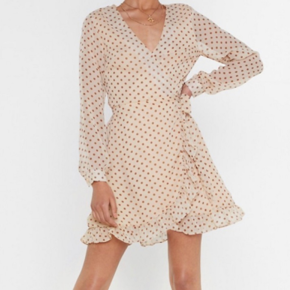 Nasty Gal Polka Dot Dress